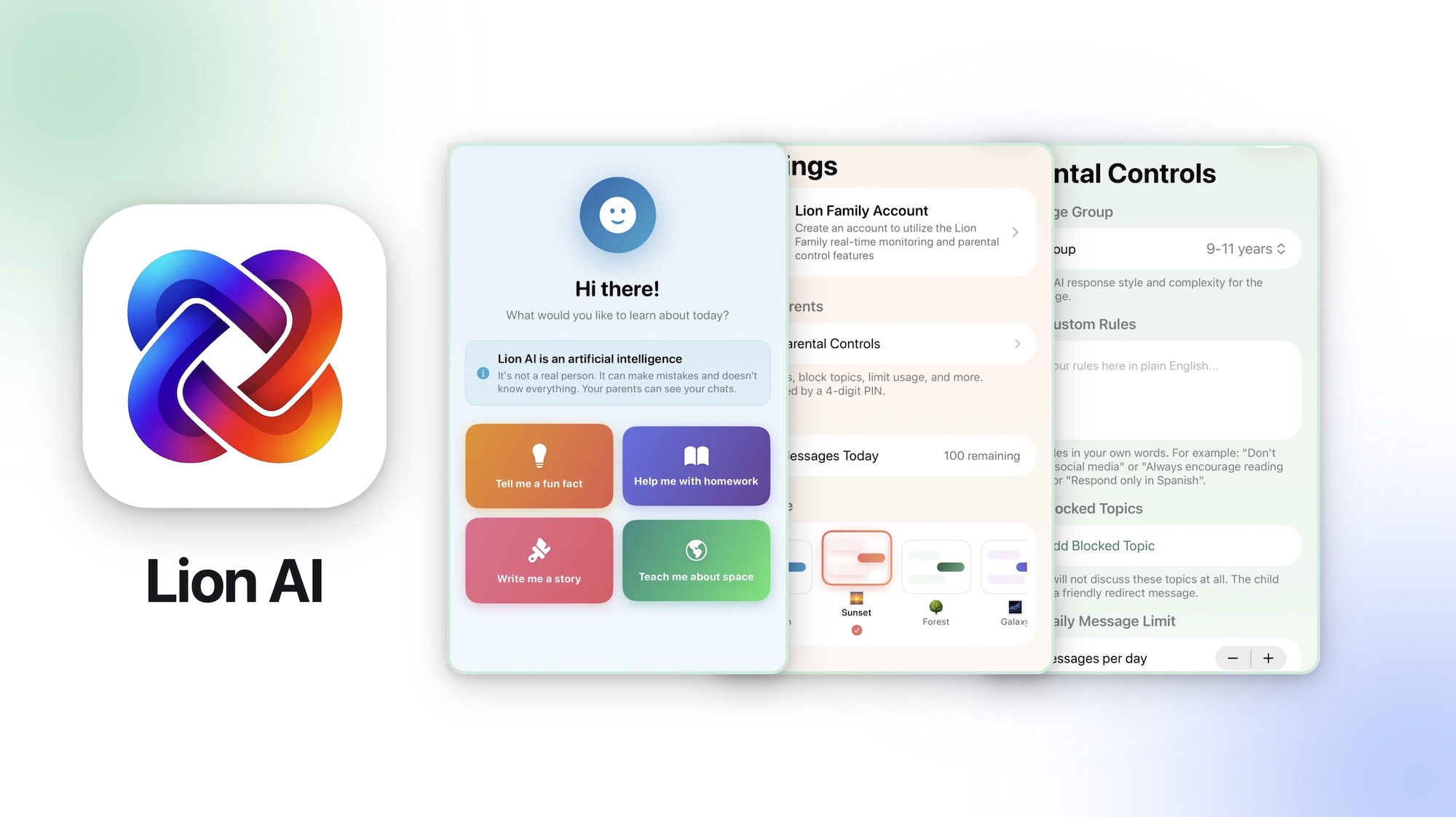 Introducing Lion AI: A Safe, Smart AI Assistant Built for Kids and Families